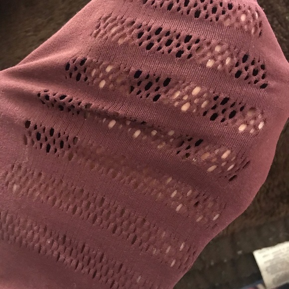 Lululemon reveal crop (strip 17”) color Dark Adobe - Picture 4 of 7